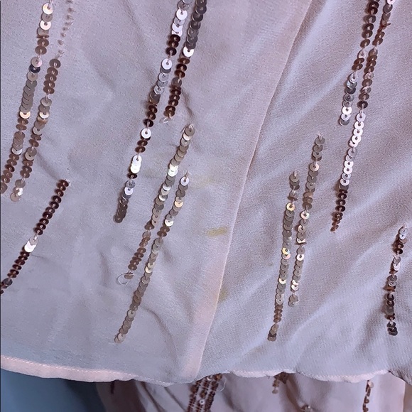 Pink Sequined One Shoulder Plus Cocktail Dress 14W - Picture 8 of 12